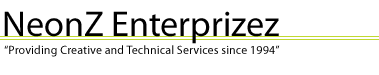 NeonZ Enterprizez - Providing Creative and Technical Services since 1994